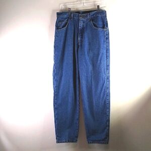 LL Bean - Flannel Lined Heavy Denim Jeans - Size 34x30